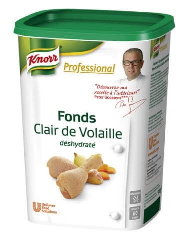 Knorr Professional Fonds déshydratés Fond Clair de Volaille - 