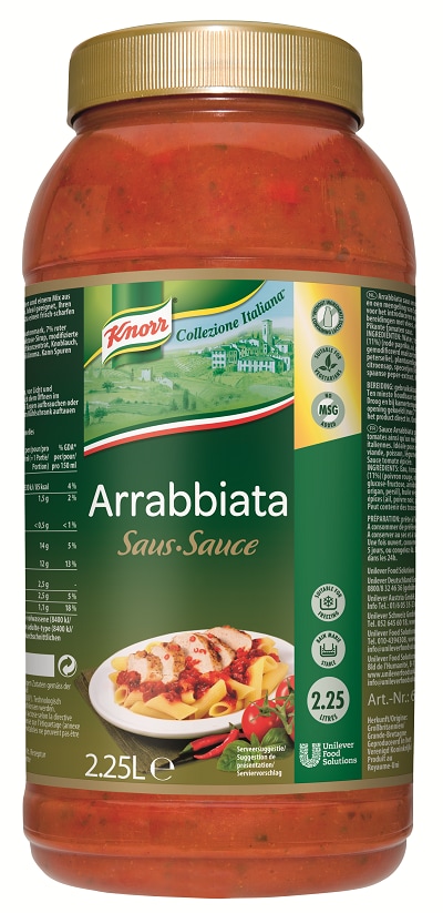 Knorr Collezione Italiana Sauce Arrabbiata 2.25 L​ - 