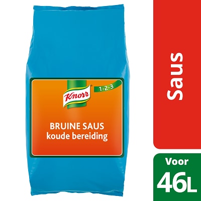 Knorr 1-2-3 Bruine Basis voor Saus en Soep Poeder 3 kg - 