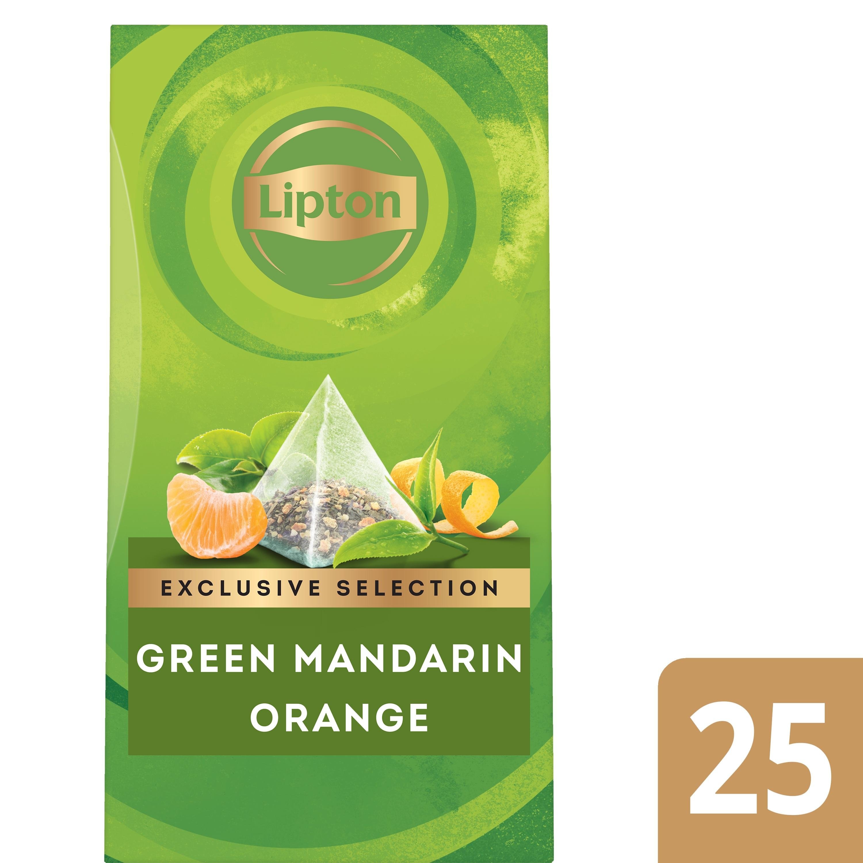 Lipton Exclusive Selection Green Tea Mandarin Orange - 
