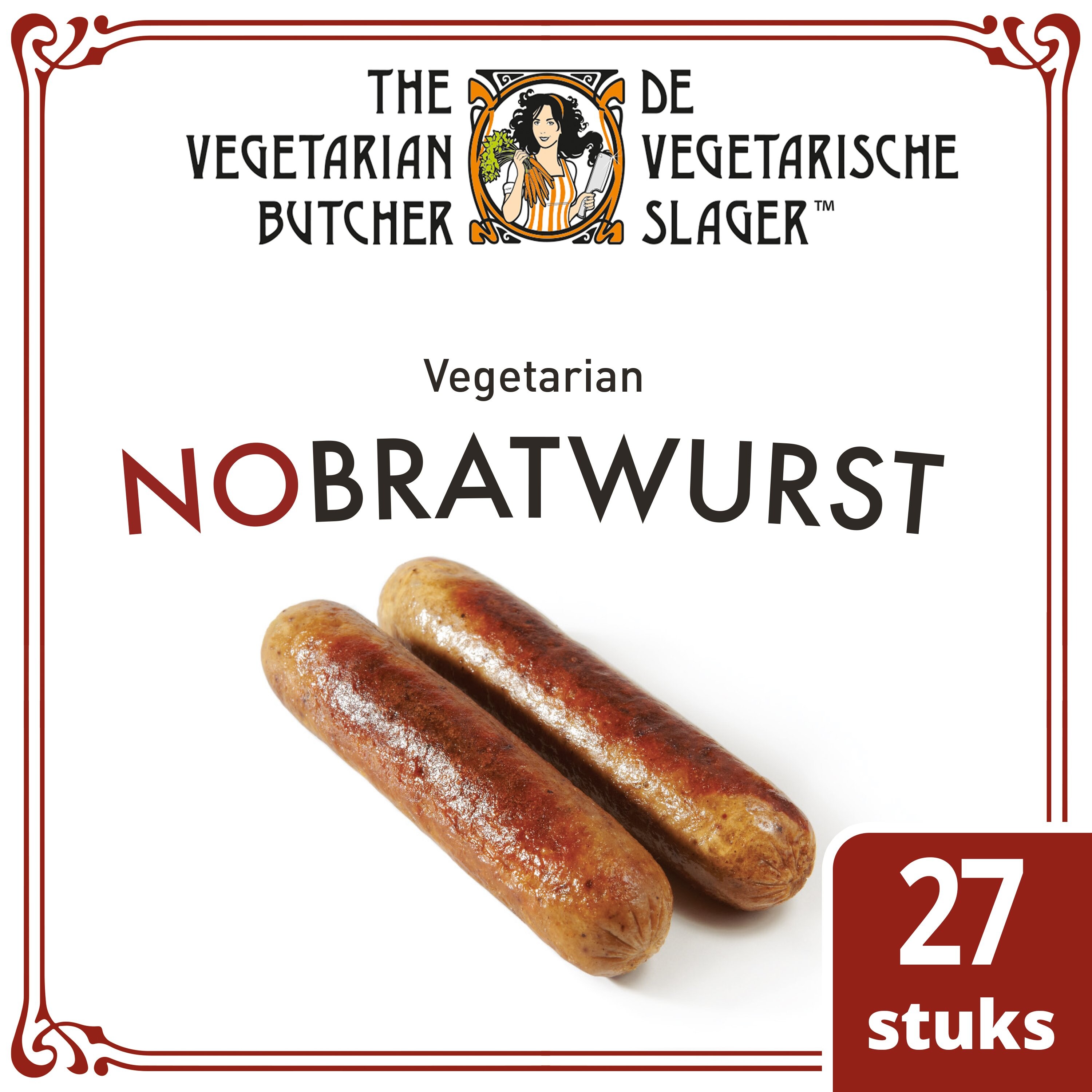 The Vegetarian Butcher NoBratwurst 2,7 kg Unilever Food Solutions