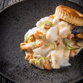 Vol-au-vent au poisson de la mer du Nord