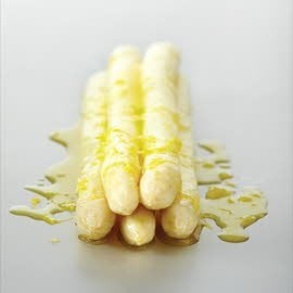 Sous-vide asperges met citrus