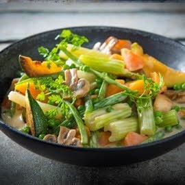 Blanquette van lentegroenten