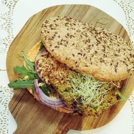 Leontine’s quinoaburger