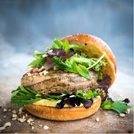 Aubergine burger met Ras el hanout