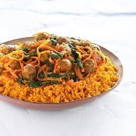 Chef Traiteur - Boulettess de viande hachée perses et riz tomaté