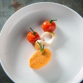 Composant Gratin de poisson aux tomates