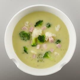 Crème de chou-fleur broccoli