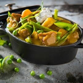 Curry van lamsschouder