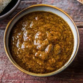 Tomaten chimichurri dip