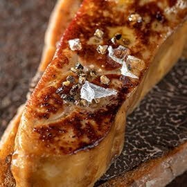 Foie gras confit à la plancha