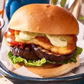 Gegrilde groenteburger