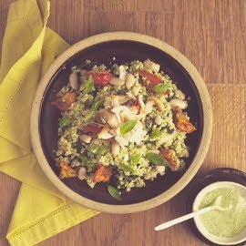 Millet / tomates semi-séchées / chou frisé / haricots blancs