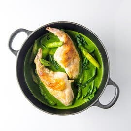 Lapin au vert à la Vieille Gueuze