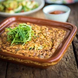 Mediterraanse groentekoek