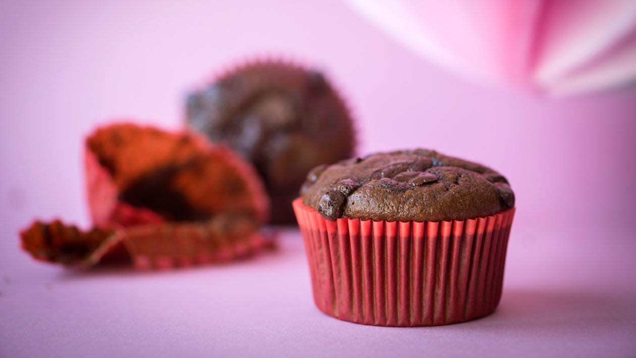 Muffin met chocoladestukjes – - Recept 