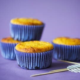 Muffin met pompoen en sinaasappel