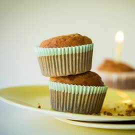 Muffin met speculoos