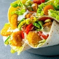 NoChicken Caesar Wrap