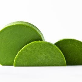 Parfait d'herbes vertes