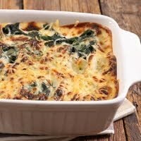 Poireaux gratinés à l’emmental suisse et au parmesan