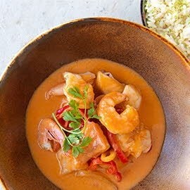 Pot-au-feu de poisson brésilien, riz