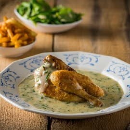 Poussin sauce à l’estragon