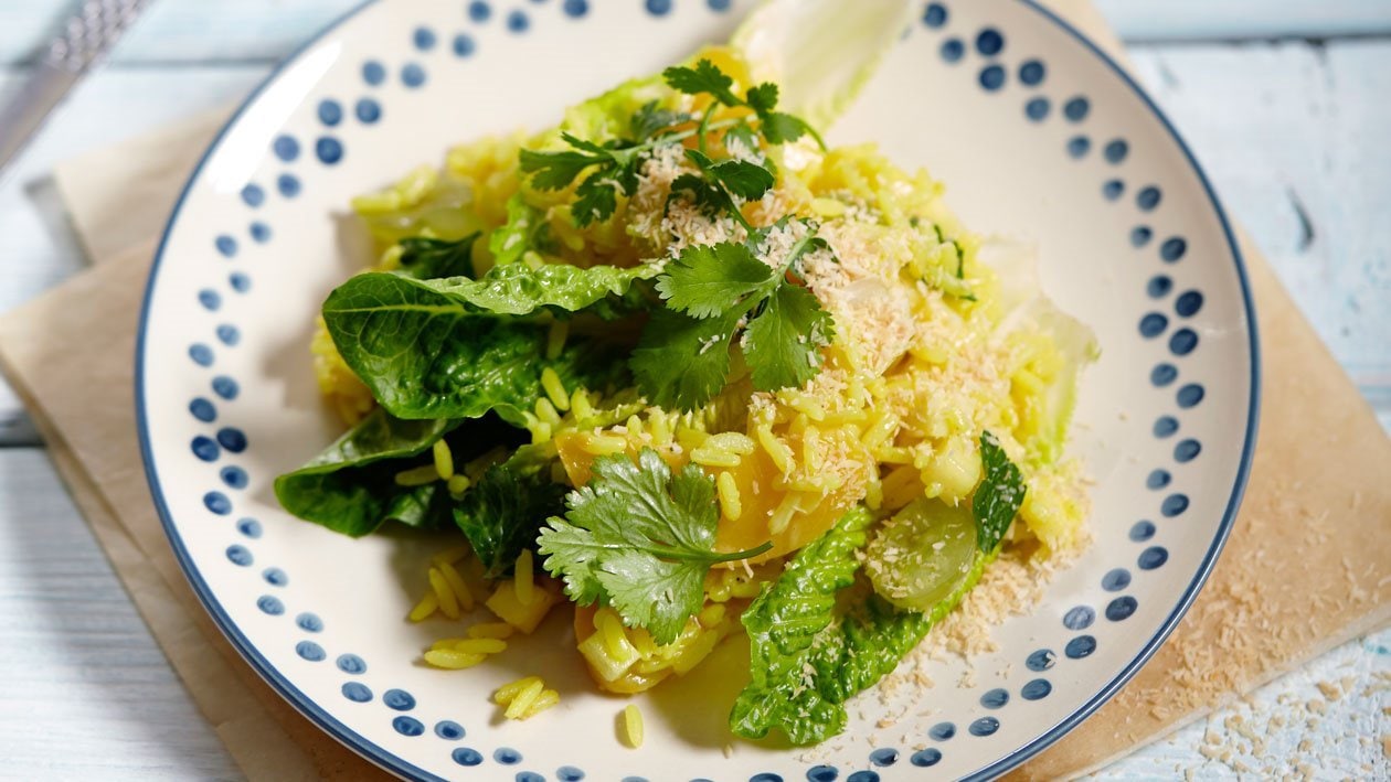 Salade de riz au curry et la noix de coco – - Recette