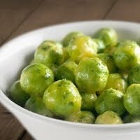 Choux de Bruxelles au curry et au persil