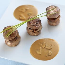 Hertensteak met Champignon-Wildsaus