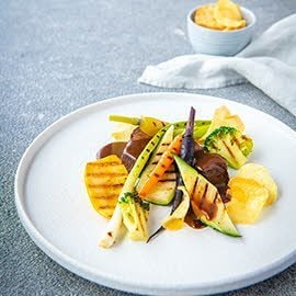 Stoofpotje van spiering en groenten