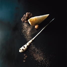 Stracciatella de céleri et de truffe