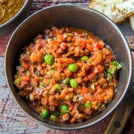 Tomaten erwten salsa