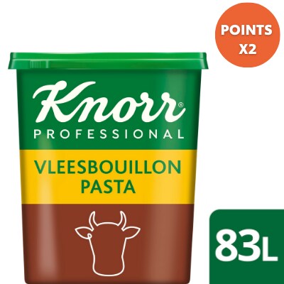 Knorr Professional Vleesbouillon Pasta 1.5 kg - Ontdek Knorr 1-2-3 Vleesbouillon in pasta, voor een krachtige smaak