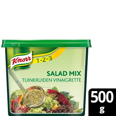 Knorr 1-2-3 Salad Mix Tuinkruiden Vinaigrette Poeder 500 g - 
