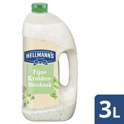 Hellmann's Fijne kruiden-Bieslook Dressing 3 L - 