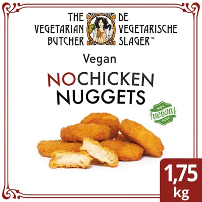 The Vegetarian Butcher NoChicken Nuggets 1.75 kg - Nuggets végétaliens, fait à partir des meilleurs ingrédients