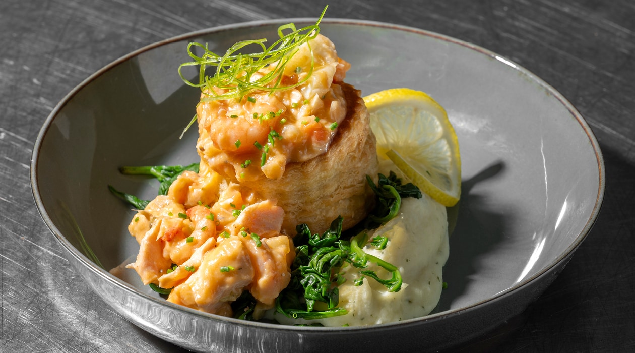 Vol-au-vent de poisson de la mer du Nord – - Recette