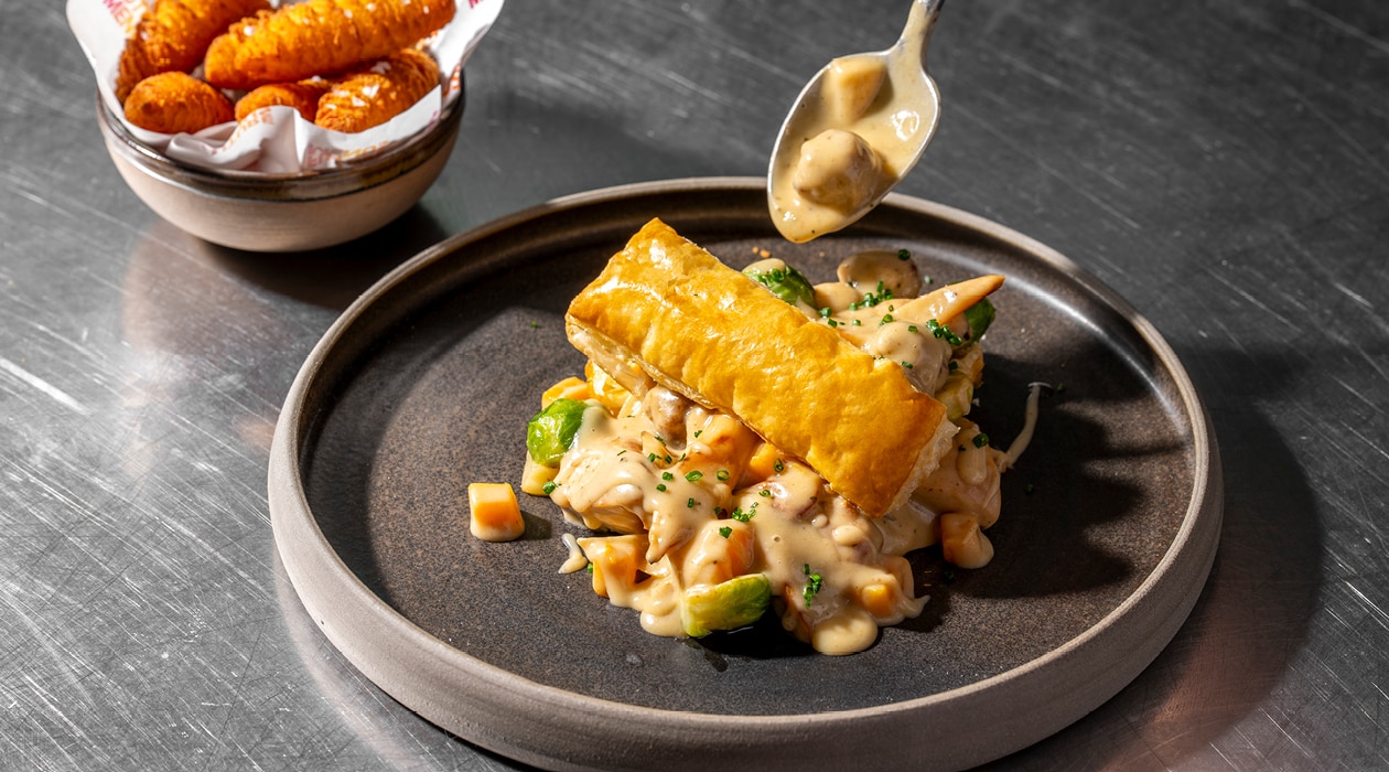 Mijoté de poulet aux salsifis et potiron – - Recette