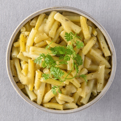 Haricots beurre aux fines herbes et à l’ail