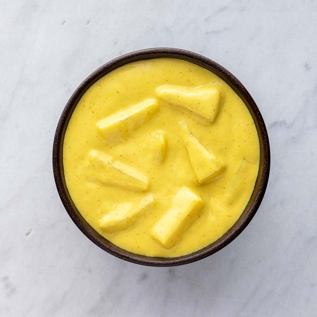 Sauce ananas-curry à la française