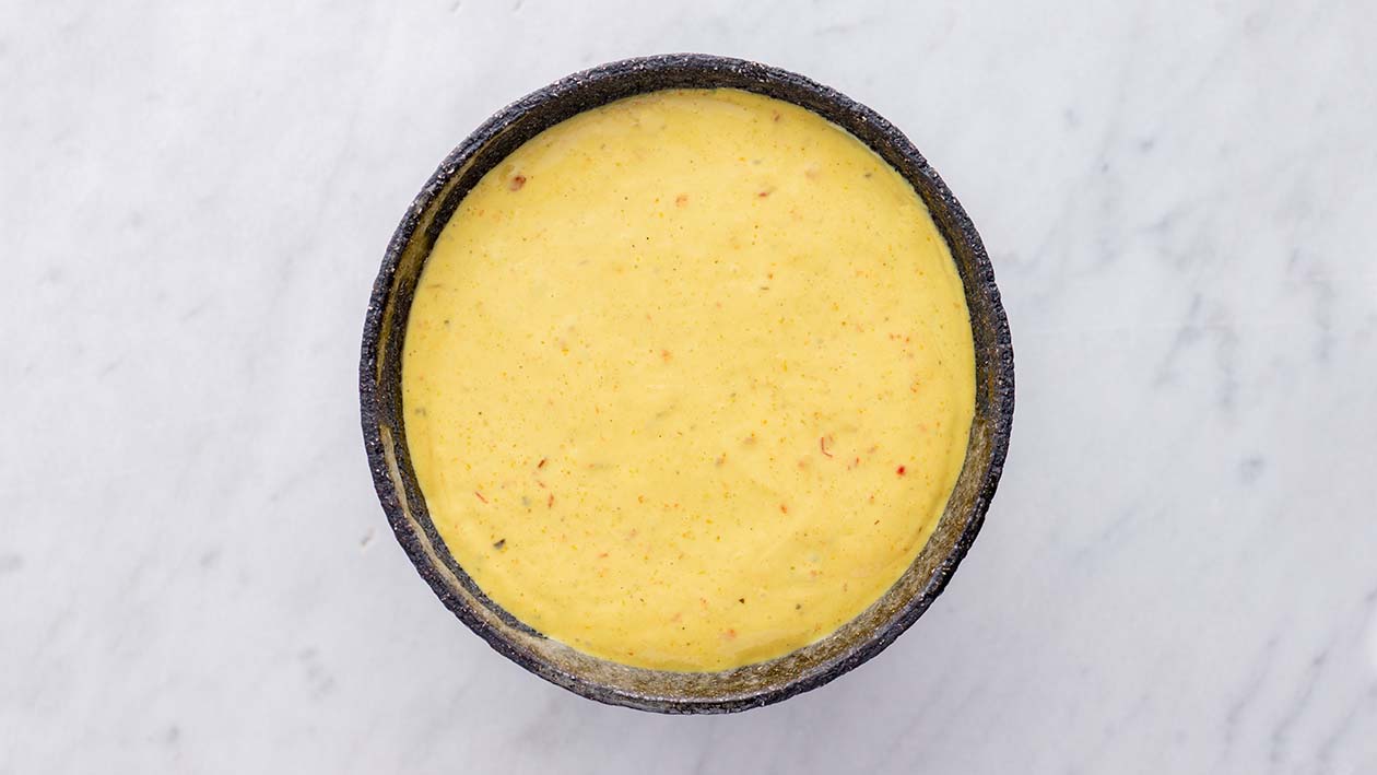 Sauce curry orientale au coco et pesto – - Recette