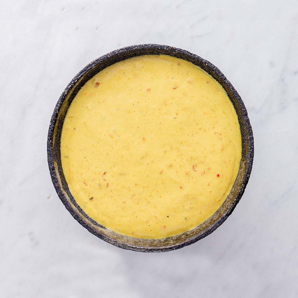 Sauce curry orientale au coco et pesto