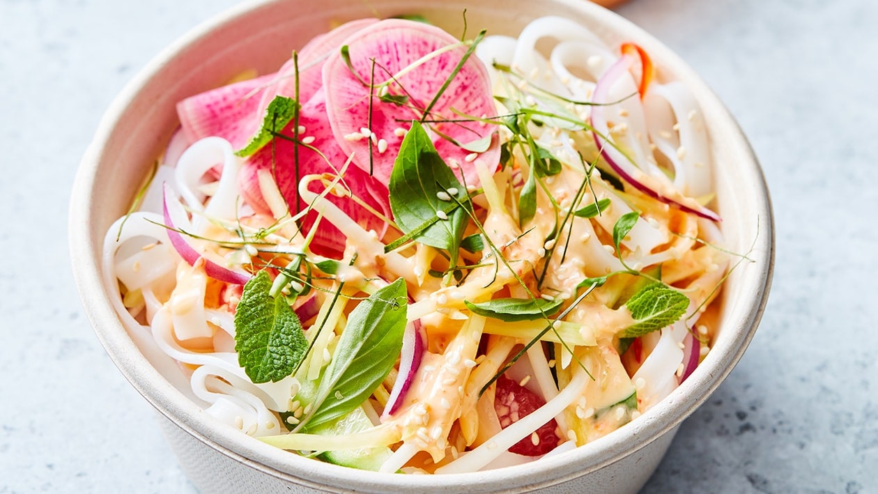 Thaise rijstnoedel salade (delivery) – Recept 