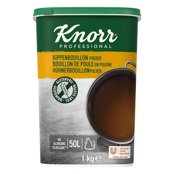 Knorr Professional Kippenbouillon Poeder 1 kg - 
