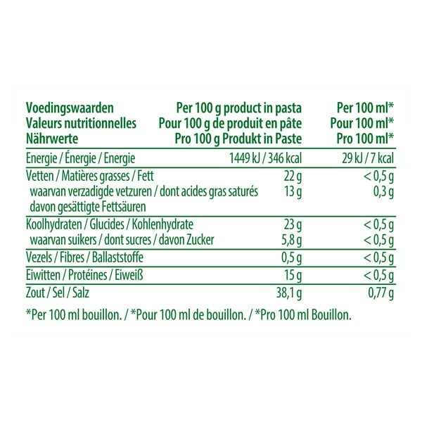 Knorr Professional Kippenbouillon Pasta 1.5 kg - 