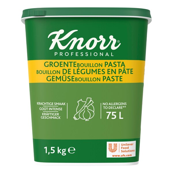 Knorr Professional Groentebouillon Pasta 1.5 kg - 