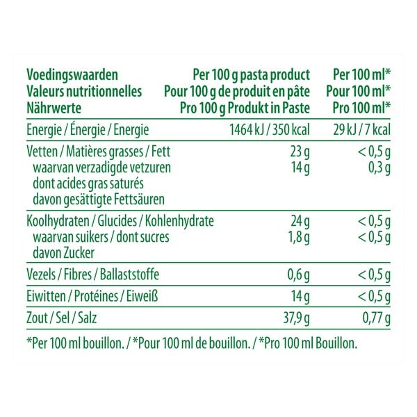 Knorr Professional Groentebouillon Pasta 10 kg - 