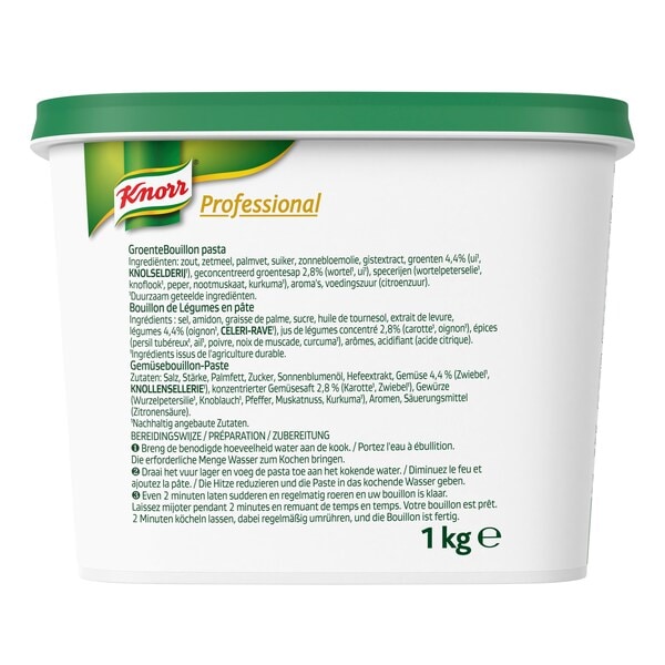 Knorr Professional Groentebouillon Pasta 1 kg - 